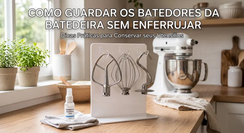 Como Guardar os Batedores da Batedeira sem Enferrujar